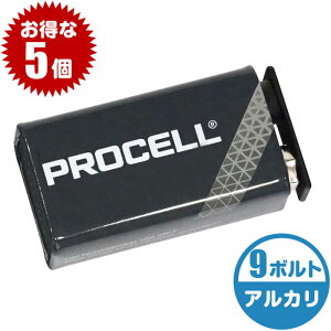 �d�r 9�{���g �A���J�� �o�b�e���[ �f�����Z�� �v���Z�� 5�̔� PRO-9V (DURACELL PROCELL 9V)