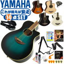 アコースティックギター 初心者セット エレアコ YAMAHA APX600 ヤマハ 14点 ハードケース付 入門セット