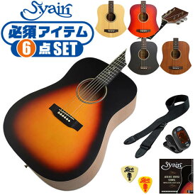 アコースティックギター 初心者セット S.ヤイリ YD-04 6点 S.Yairi アコギ ギター 入門セット