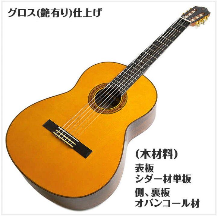 楽天市場】クラシックギター 初心者セット YAMAHA CG162C ヤマハ 9点 