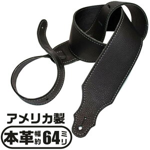 ギター ストラップ (エレキ アコースティックギター ベース) Franklin 4B-BK-S BLACK フランクリン ブラック