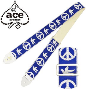 M^[ Xgbv D'Andrea Ace Guitar Straps ACE-6 Blue -Peace-Dove- (GL AR[XeBbNM^[ x[X) G[X Xgbv