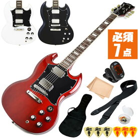 エレキギター 初心者セット ブリッツ by アリアプロ2 BSG-STD 7点 SG タイプ ギター 入門 セット