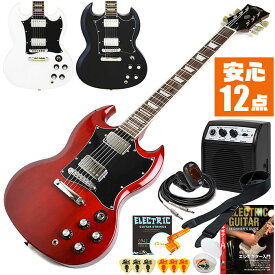 エレキギター 初心者セット ブリッツ by アリアプロ2 BSG-STD 12点 SG タイプ ギター 入門 セット
