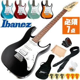 エレキギター 初心者セット アイバニーズ GRX40 入門 (必須7点) Ibanez ストラトタイプ
