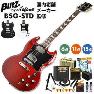 �G���L�M�^�[ ���S�� �Z�b�g SG�^�C�v Blitz by Aria Pro II BSG-STD �A���A�v��II�ďC ���S�i���̓��僂�f�� �肪�������Ă��Ȃ��݂₷�� �~�f�B�A���X�P�[�� �G�b�W�̌��������b�N�T�E���h �P�i 6