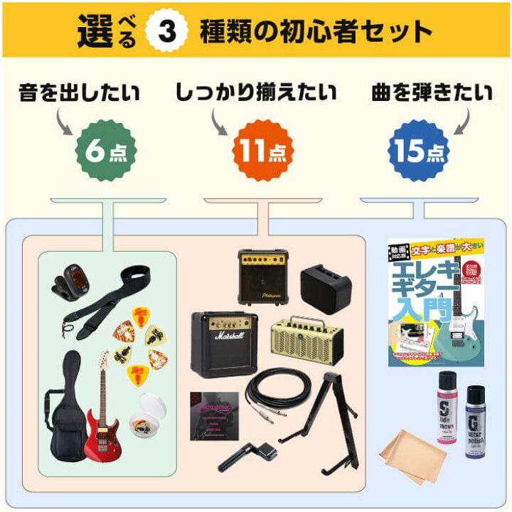 楽天市場】エレキギター 初心者セット ブリッツ by アリアプロ II BSG 