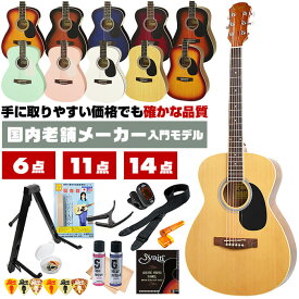 アコースティックギター 初心者セット Legend by Aria FG-15 WG-15 アコギ 入門 セット 6点～14点