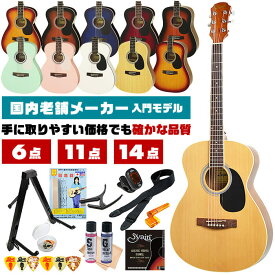 アコースティックギター 初心者セット Legend by Aria FG-15 WG-15 アコギ 入門 セット 6点～14点