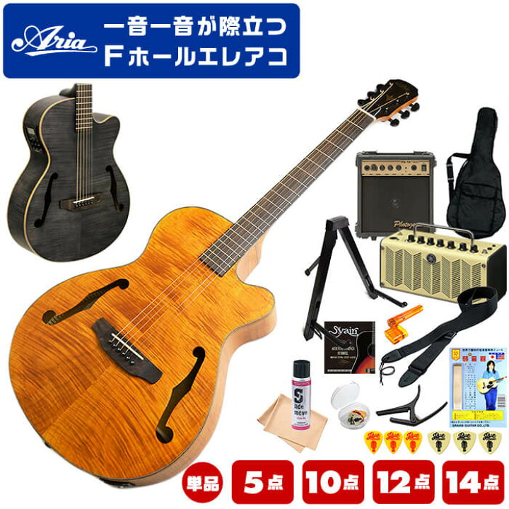 楽天市場】アコースティックギター 初心者 セット Aria FET-F2 アリア 