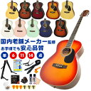 アコースティックギター 初心者セット Legend by Aria FG-15 WG-15 アコギ 入門 初心者 セット 単品 6点～14点