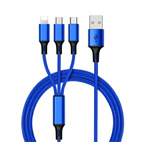 �������� 2�_�Z�b�g 3in1 �[�d �P�[�u�� 3A �}�� �[�d�� �}���[�d �}���`�[�d�P�[�u�� iPhone �P�[�u�� 3in1�P�[�u�� microUSB type-c �}���`�P�[�u�� usb�P�[�u�� �X�}�z �P�[�u�� ���C�g�j���O �^�C�vc