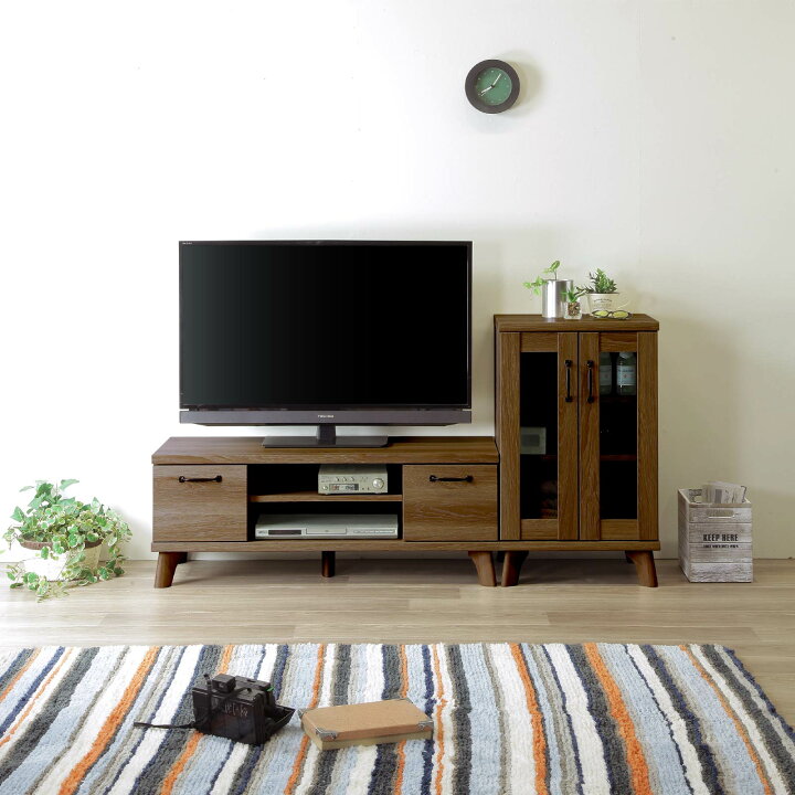 楽天市場】テレビ台 おしゃれ 北欧 ローボード 完成品 テレビ 台 収納 