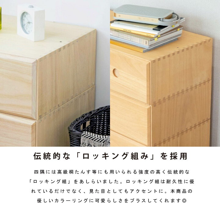 楽天市場】ベッド下 収納 引き出し チェスト 桐たんす ローチェスト 