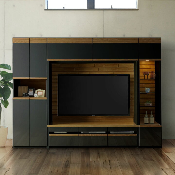 楽天市場】テレビ台 ハイタイプ 壁掛け テレビボード 160 cm 幅 大容量 