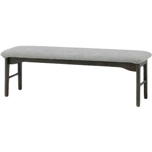 ダイニング ベンチ 北欧 ダイニングチェア ベンチ ロング 二人掛け 135cm 天然木 ナチュラル シンプル グレー ネイビー 食卓椅子 布 ファブリック カバー 木目 シンプル リビング 腰掛け 椅子