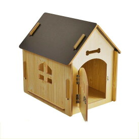 ペットハウス 犬 室内 木目調 屋外 犬 猫 ペット ハウス ベッド 犬小屋 窓付き 組み立て簡単 犬小屋 猫小屋 木製ゲージ 換気 通気性 小型犬 おしゃれ かわいい