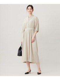 【カタログ掲載・接触冷感・UVケア・洗える】ファンクショナルクロス ワンピース 自由区 L ジユウク ワンピース・ドレス シャツワンピース ネイビー ブラウン【送料無料】[Rakuten Fashion]