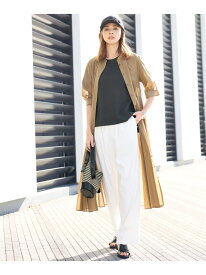 【SALE／30%OFF】【SHIHOさん着用・セットアップ対応・洗える】LIPストレッチワイドストレート パンツ 自由区 ジユウク パンツ その他のパンツ ホワイト ブラック【RBA_E】【送料無料】[Rakuten Fashion]