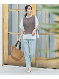 ノットハンドルラフィアトート バッグ 自由区 ジユウク バッグ トートバッグ ブラウン【送料無料】[Rakuten Fashion]