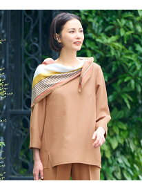 【SALE／50%OFF】【セットアップ対応・洗える】ハニカムクロス ブラウス 自由区 ジユウク トップス シャツ・ブラウス ブラック ブラウン【RBA_E】【送料無料】[Rakuten Fashion]