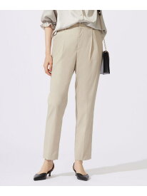 【カタログ掲載・セットアップ対応・接触冷感・UVケア・洗える】ファンクショナルクロステーパード パンツ 自由区 L ジユウク パンツ その他のパンツ ネイビー ブラウン【送料無料】[Rakuten Fashion]