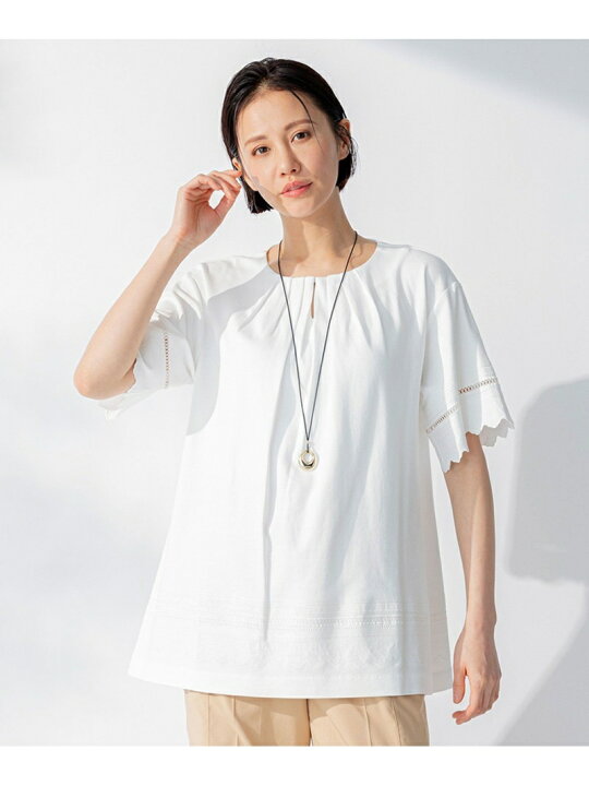 楽天市場】【SALE／30%OFF】【洗える】エンブロイダリー チュニック丈 