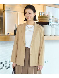 【SALE／40%OFF】【洗える】テンセルリネンストレッチ テーラードジャケット 自由区 L ジユウク ジャケット・アウター テーラードジャケット・ブレザー ベージュ ネイビー ホワイト【RBA_E】【送料無料】[Rakuten Fashion]