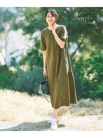 【カタログ掲載・WEB限定・接触冷感・UVカット・洗える】ファンクショナル ドレス 自由区 S ジユウク ワンピース・ドレス ドレス カーキグリーン ネイビー オレンジ【送料無料】[Rakuten Fashion]