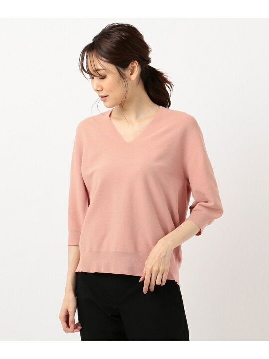 楽天市場】【SALE／50%OFF】ホールガーメントVネックニット 自由区 