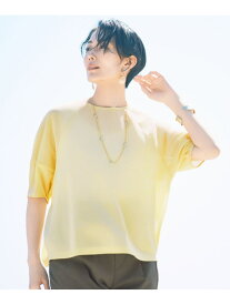 【カタログ掲載・洗える】シアーフライス Tシャツ 自由区 S ジユウク トップス カットソー・Tシャツ ブルー グリーン ピンク【送料無料】[Rakuten Fashion]