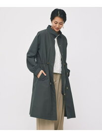【カタログ掲載・撥水加工・洗える】コットンナイロンタッサーライナー付きスタンドカラー コート 自由区 L ジユウク ジャケット・アウター その他のジャケット・アウター ベージュ【送料無料】[Rakuten Fashion]