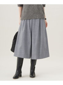【SALE／30%OFF】【洗える】ウォッシャブルウールサキソニーキュロット パンツ 自由区 L ジユウク パンツ キュロット グレー ネイビー ブラウン【RBA_E】【送料無料】[Rakuten Fashion]