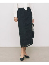 【SALE／30%OFF】【カタログ掲載・セットアップ対応・洗える】フルールスカラレース スカート 自由区 L ジユウク スカート ロング・マキシスカート ブラック【RBA_E】【送料無料】[Rakuten Fashion]