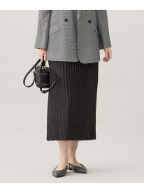 【SALE／40%OFF】【セットアップ対応・洗える】フリンジジャガード スカート 自由区 L ジユウク スカート ロング・マキシスカート ブラウン グレー【RBA_E】【送料無料】[Rakuten Fashion]
