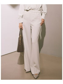 【カタログ掲載・セットアップ対応・洗える】トリアセダブルクロス ワイドパンツ 自由区 ジユウク パンツ その他のパンツ ネイビー ベージュ ブラック【送料無料】[Rakuten Fashion]