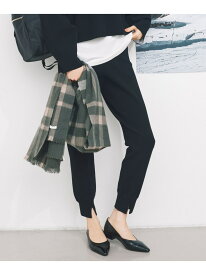 【カタログ掲載・セットアップ対応・洗える】レーヨンストレッチニットジョグ パンツ 自由区 ジユウク パンツ その他のパンツ グレー ブラック【送料無料】[Rakuten Fashion]