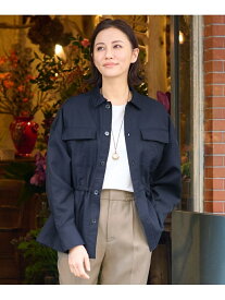 【SALE／30%OFF】【洗える】シアー ジャケット 自由区 L ジユウク ジャケット・アウター その他のジャケット・アウター ネイビー ブラウン【RBA_E】【送料無料】[Rakuten Fashion]