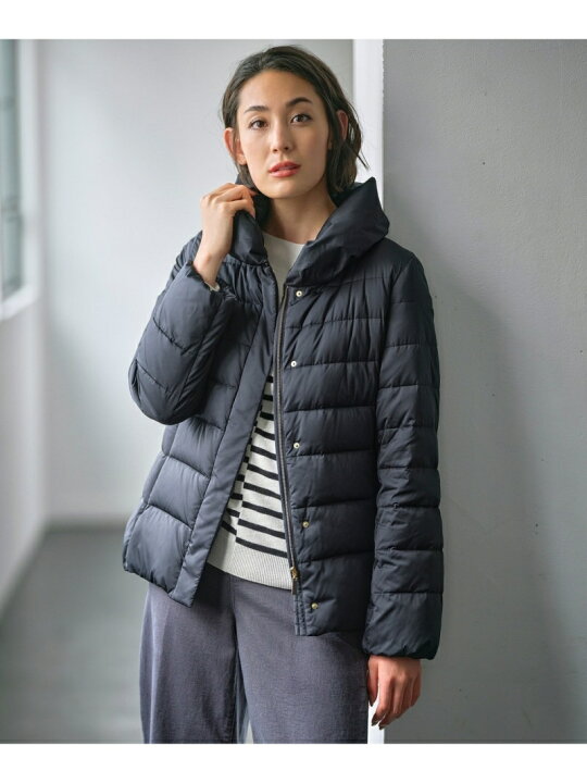 楽天市場】【洗える】BRIGHT SATIN ショート丈ダウン 自由区 L 