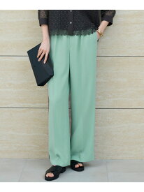 【SALE／30%OFF】【SHIHOさんコラボ・洗える】バックサテンジョーゼットワイド パンツ 自由区 L ジユウク パンツ その他のパンツ ブラウン グリーン【RBA_E】【送料無料】[Rakuten Fashion]