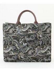 【SALE／40%OFF】【カタログ掲載】ペイズリープリント トートバッグ 自由区 ジユウク バッグ トートバッグ ネイビー【RBA_E】【送料無料】[Rakuten Fashion]