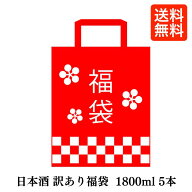 [送料無料] 日本酒 訳あり商品福袋 【1800ml 5本】※クール便配送料込み