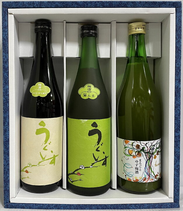 楽天市場】庭のうぐいす 梅酒飲み比べギフトセット（鶯とろ／とまり 