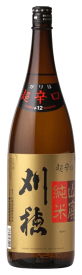秋田県 秋田清酒 刈穂 超辛+12 山廃純米 1800ml瓶詰2025年8月以降