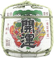 静岡県 土井酒造場 開運 菰樽清酒 1本 1.8L ガラス瓶入【瓶詰2026年2月以降】オリジナル化粧箱入