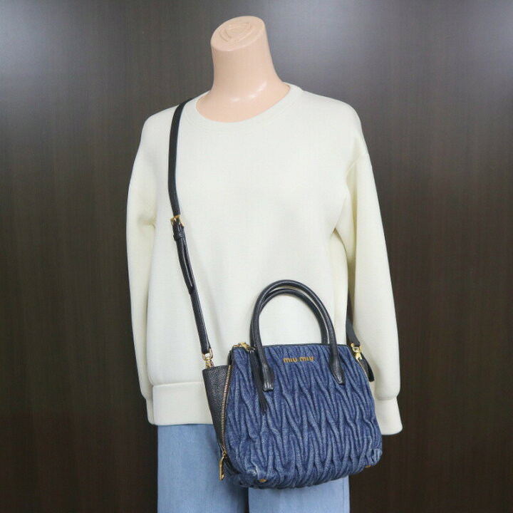 楽天市場】【中古】miumiu ミュウミュウ マドラス 2WAYショルダー 