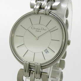 【中古】Christian Dior 腕時計 バギラ ボーイズ クオーツ SS ホワイト文字盤 65-100