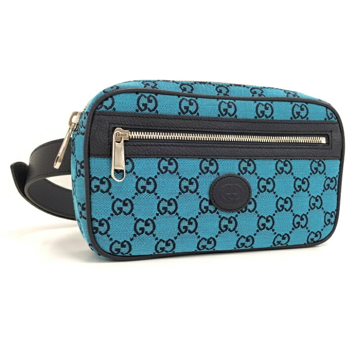楽天市場】【中古】GUCCI ボディバッグ ウエストバッグ GGキャンバス 