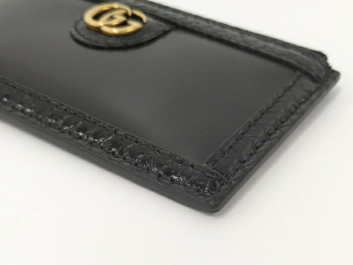 楽天市場】【中古】GUCCI フラグメントケース レザー ブラック 699349  