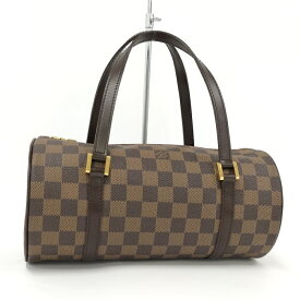 【中古】LOUIS VUITTON パピヨン26 ハンドバッグ ダミエ エベヌ N51304